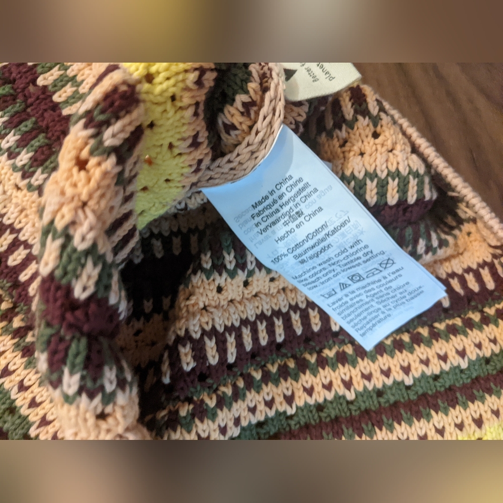 Madewell - Crochet Janson Sweater Tank in Rainbow Stripe AM298 | Medium | Muted - Picture 7 of 10